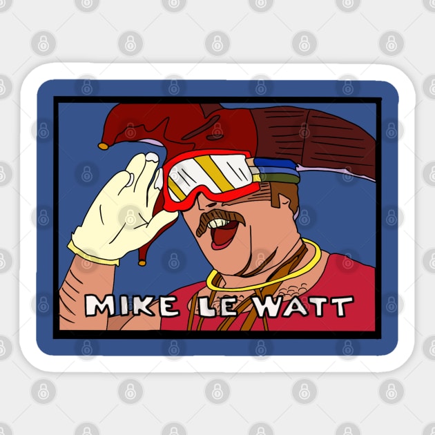 Mike Le Watt Sticker by pinxtizzle